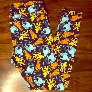 TC LuLaRoe Disney Aladdin Leggings NWT